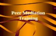 Peer Mediation Training. Gibsonburg Exempted Village School District Conflict Mediation Program Working It Out Together.