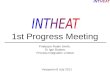 1st Progress Meeting Professor Robin Smith, Dr Igor Bulatov Process Integration Limited Veszprem 8 July 2011.