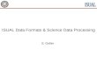 ISUAL Data Formats & Science Data Processing S. Geller.