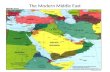 The Modern Middle East. Middle East The Middle East goes from Egypt to Iran and east to Turkey Most people in the Middle East are Muslim, though there.