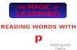 2009 Quinín Freire p THE MAGIC OF READING WORDS WITH LEARNING.