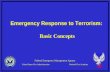 Emergency Response to Terrorism: Federal Emergency Management Agency United States Fire AdministrationNational Fire Academy Basic Concepts.