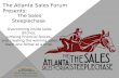 The Atlanta Sales Forum Presents: The Sales Steeplechase Overcoming inside sales ditches, jumping financial fences, and creating the winning sales team.
