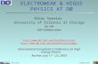 1 EPS2003, Aachen Nikos Varelas ELECTROWEAK & HIGGS PHYSICS AT DØ Nikos Varelas University of Illinois at Chicago for the DØ Collaboration