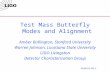 G020342-00-Z Test Mass Butterfly Modes and Alignment Amber Bullington, Stanford University Warren Johnson, Louisiana State University LIGO Livingston Detector.