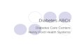 Diabetes ABCs Diabetes Care Centers Henry Ford Health Systems.