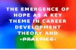 NORMAN AMUNDSON THE EMERGENCE OF HOPE AS A KEY THEME IN CAREER DEVELOPMENT THEORY AND PRACTICE.