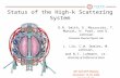 Status of the High-k Scattering System D.R. Smith, E. Mazzucato, T. Munsat, H. Park, and D. Johnson Princeton Plasma Physics Lab L. Lin, C.W. Domier, M.