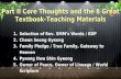 Part II Core Thoughts and the 8 Great Textbook-Teaching Materials 1.Selection of Rev. SMM’s Words / EDP 2.Cheon Seong Gyeong 3.Family Pledge / True Family,