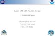 Suomi NPP SDR Product Review CrIMSS EDR Team Christopher Barnet CrIMSS EDR Lead Oct. 23, 2012.