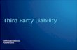 HP Provider Relations October 2010 Third Party Liability.