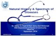 Natural History & Spectrum of Diseases September 10, 20141Natural History& Spectrum of Diseases Dr. Salwa A. Tayel & Prof. Ashry Gad Mohamed KSU Department.