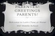 SALVETE PARENTES! GREETINGS PARENTS! Welcome to Latin Class at Stone Hill Middle School.