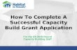 For the CB 2015 Round Capacity Building Staff How To Complete A Successful Capacity Build Grant Application.