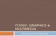 IT2002: GRAPHICS & MULTIMEDIA Introduction To Multimedia.