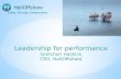 Leadership for performance Gretchen Haskins CEO, HeliOffshore.