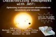 Characterizing atmospheres with JWST: Optimizing multi-instrument observations via simulations and retrievals Tom Greene (NASA ARC) Michael Line (UCSC.