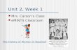 Unit 2, Week 1 Mrs. Carson’s Class eMINTS Classroom The History of Women in Baseball.