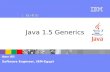 Java 1.5 Generics Amr Ali Software Engineer, IBM-Egypt EG-JUG.