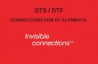 DTS / DTF CONNECTIONS FOR DT ELEMENTS. 2 DTS / DTF
