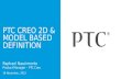 PTC CREO 2D & MODEL BASED DEFINITION Raphael Nascimento Product Manager – PTC Creo 19 November, 2015.