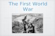 The First World War. Causes of WWI The AlliesNeutralThe Central Powers.