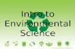 Intro to Environmental Science. TYPES AND STRUCTURE OF MATTER Elements and Compounds –Matter exists in chemical forms as elements and compounds. Elements.