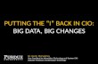 PUTTING THE “I” BACK IN CIO: BIG DATA, BIG CHANGES Dr. Gerry McCartney Vice President for Information Technology and System CIO Oesterle Professor of Information.