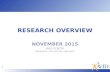 RESEARCH OVERVIEW NOVEMBER 2015 AVID CENTER RESEARCH, EVALUATION, AND DATA 1.