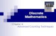 Discrete Mathematics Chapter 6 Advanced Counting Techniques.