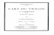Locatelli - L Arte Du Violon - 25 Caprices for Violin Solo Edouard Nadaud Score
