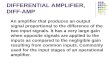 Differential amplifiers