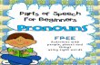 Parts of Speech Grammar for Beginners Pronouns