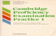 Cambridge Cpe Examination Practice 1 - 1993