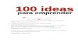 100 Ideas Para Emprender