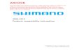 Shimano 2010 Bicycle Parts Compatibility Chart