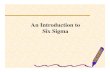 six sigma management operations strategy