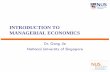 BSP1005_01- Introduction to Managerial Economics