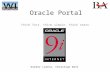 Oracle Portal think fast. think simple. think smart. Dieter Lorenz, Christian Witt.