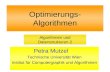 Optimierungs- Algorithmen Petra Mutzel Technische Universität Wien Institut für Computergraphik und Algorithmen Algorithmen und Datenstrukturen 2.