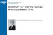 Beda Schmidhauser, ZHAW, Winterthur Institut für Verwaltungs- Management IVM.