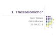 1 1. Thessalonicher Nico Tissen GBS-Minden 23.09.2014.
