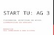 START TU: AG 3 STUDIENBEGINN, ORIENTIERUNG UND WECHSEL ZUSAMMENFASSUNG DER WORKSHOPS MODERATION PAUL HIMMELBAUER & ANNA KLICPERA.