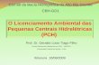 O Licenciamento Ambiental das Pequenas Centrais Hidrelétricas (PCH) Comitê da Bacia Hidrográfica do Alto Rio Grande CBH-GD1 Ibituruna 18/08/2009 Prof.