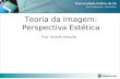 Teoria da Imagem: Perspectiva Estética Prof. Andréa Estevão.