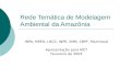 Rede Temática de Modelagem Ambiental da Amazônia INPA, MPEG, LNCC, INPE, INPA, CBPF, Mamirauá Apresentação para MCT Fevereiro de 2003.