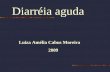Diarréia aguda Luiza Amélia Cabus Moreira 2009. Dados Sobre Diarréia Aguda I. Em países subdesenvolvidos: terceira causa de morte; II. Dois milhões de.