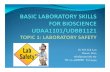 Topic 1-Laboratory Safety 2016