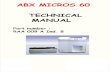 Horiba ABX Micros 60 - Technical Manual 2.en.es