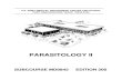 Parasitology II